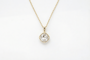 3 Carat Old Mine Cushion Cut Pendant - LGG Jewelry